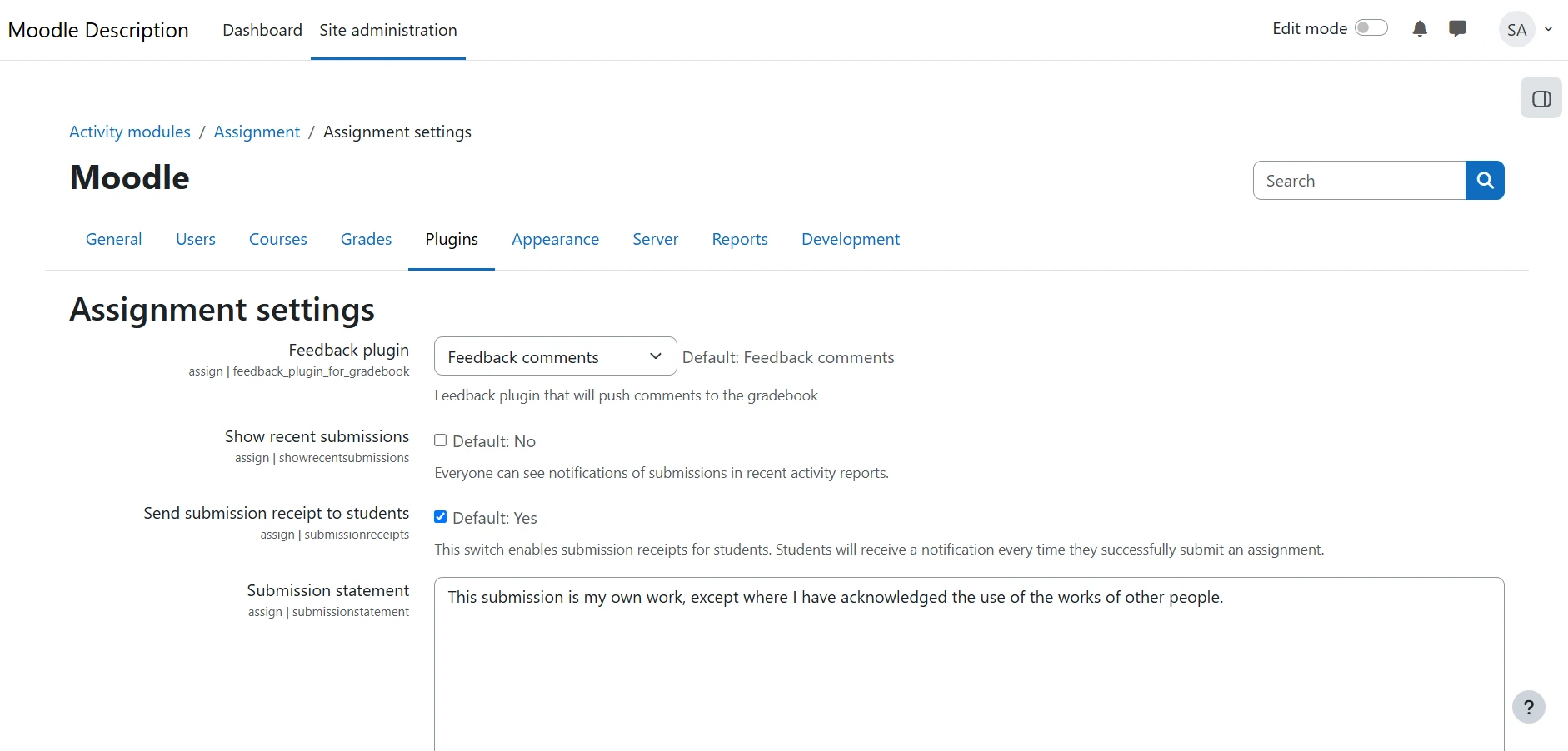 Moodle Schedule Builder View