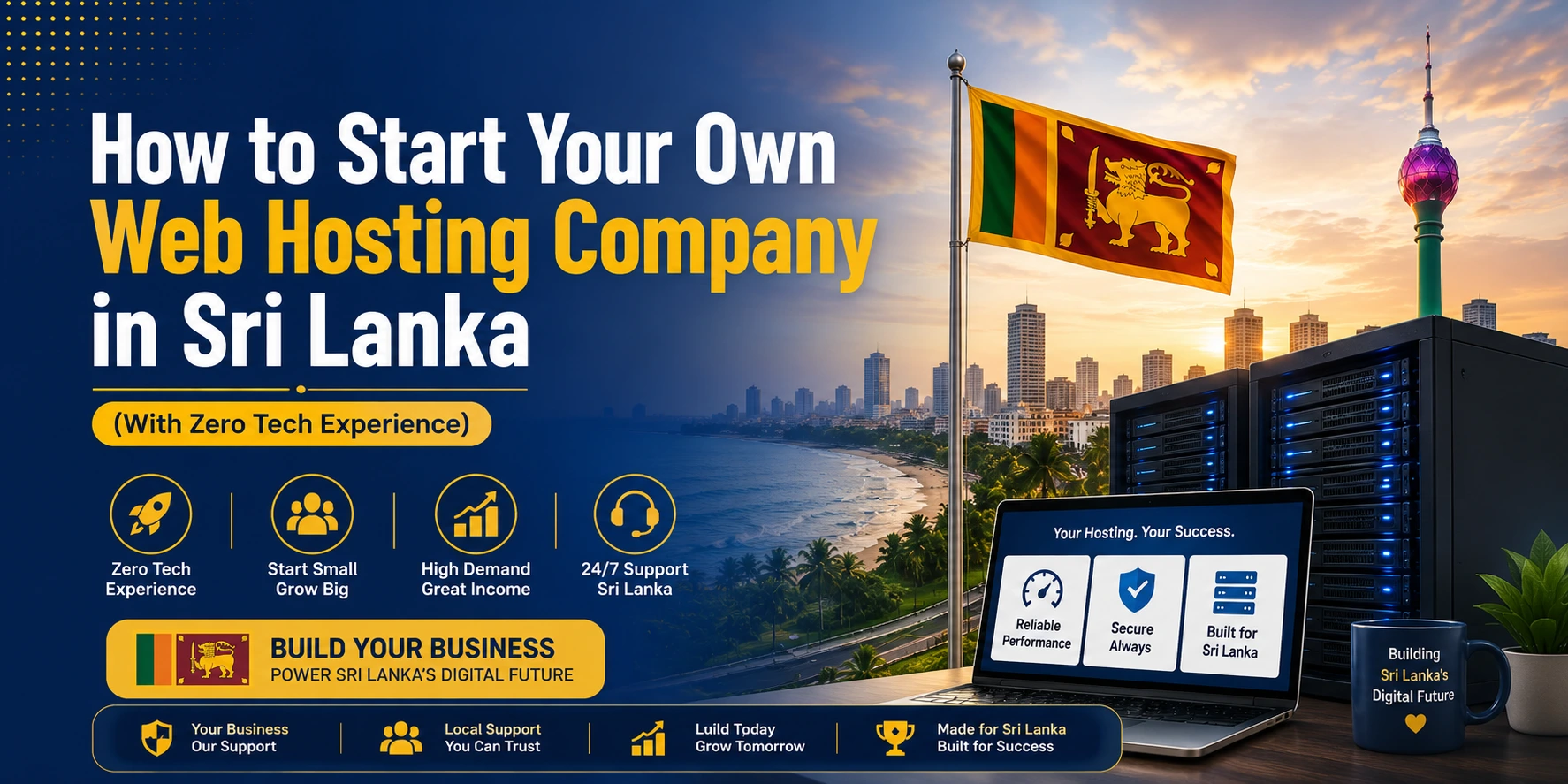 Become a Web Hosting CEO with zero tech experience